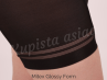 Mitex Glossy Form Shaper Body Black-thumb Shaping cupless body with legs S-5XL GF-B