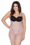 Mitex Glossy Form Shaper Body Powder Pink-thumb Shaping cupless body with legs S-5XL GF-PP
