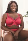 Goddess Keira UW Banded Bra Azalea-thumb Underwired, non-padded banded bra 75-105, E-O GD6090-AZA