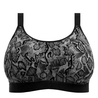 Goddess Goddess Sport Non-Wired Bra Black Snake Non-wired, non-padded sports bra 75-100, G-N GD6912-BSN