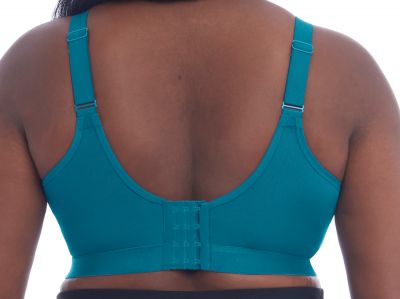 Goddess Goddess Sport Non-Wired Bra Teal Snake Non-wired, non-padded sports bra 75-105, G-N GD6912-TEL