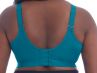 Goddess Goddess Sport Non-Wired Bra Teal Snake-thumb Non-wired, non-padded sports bra 75-105, G-N GD6912-TEL