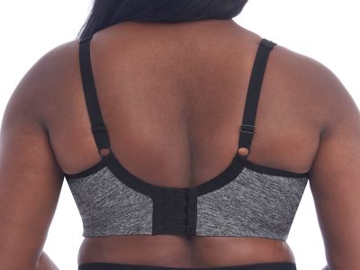 Goddess Goddess Sport Non-Wired Bra Pewter Heather Wireless, non-padded sports bra 75-110 D-I GD6913-PTH