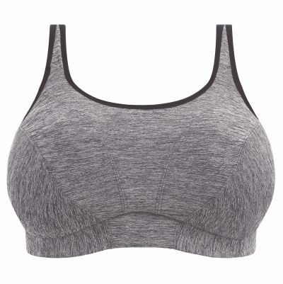 Goddess Goddess Sport Non-Wired Bra Pewter Heather Wireless, non-padded sports bra 75-110 D-I GD6913-PTH