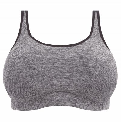  Goddess Sport Non-Wired Bra Pewter Heather Wireless, non-padded sports bra 75-110 D-I GD6913-PTH