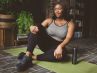 Goddess Goddess Sport Non-Wired Bra Pewter Heather-thumb Wireless, non-padded sports bra 75-110 D-I GD6913-PTH