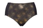 Golden Maxi Bikini Brief Black/Gold