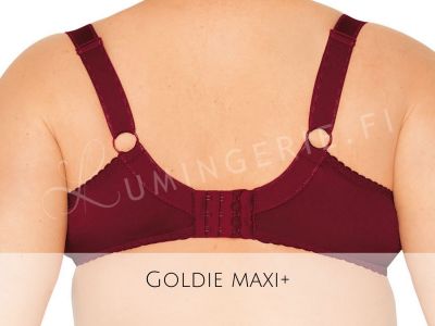 Gaia Lingerie Goldie Semi Soft Bra Rumba Red Underwired, semi soft bra 70-105, D-L BS-899-BOR