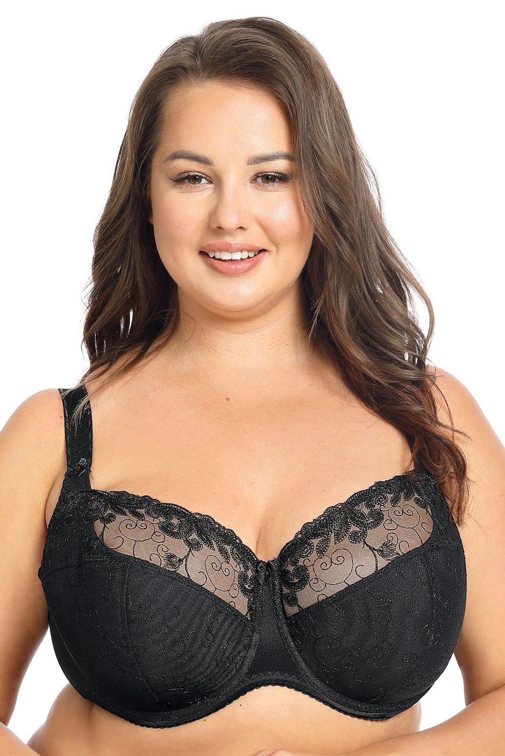 Gaia Lingerie Goldie Nouveau Semi Soft Bra Black