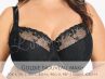 Gaia Lingerie Goldie Nouveau Semi Soft Bra Black-thumb Underwired, semi soft bra 65-105, D-L BS-899-CZ2