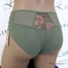 Gorsenia Delaila Briefs Green Floral-thumb Midi briefs with medium high waist. L/40 - 4XL/48 K940-ZIE