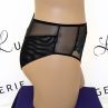 Gorsenia Ottavia Briefs Black & Petrol-thumb Midi briefs with medium high waist. M/38 - 4XL/48 K948