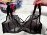 Gorsenia Paradise Soft Bra Black Beige-thumb Underwired, non-padded mesh and lace bra. 65-100, D-M K496-BLK/CZA