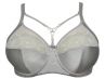 Plaisir Grace Full Cup Bra Silvery-thumb Underwired, non padded, stretch lace full cup bra 80-110 D-I 1145-23/SIL