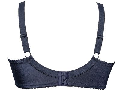 Plaisir Grace Full Cup Bra Nearly Black Underwired, non padded, stretch lace full cup bra 80-110 D-I 1145-18/NEB