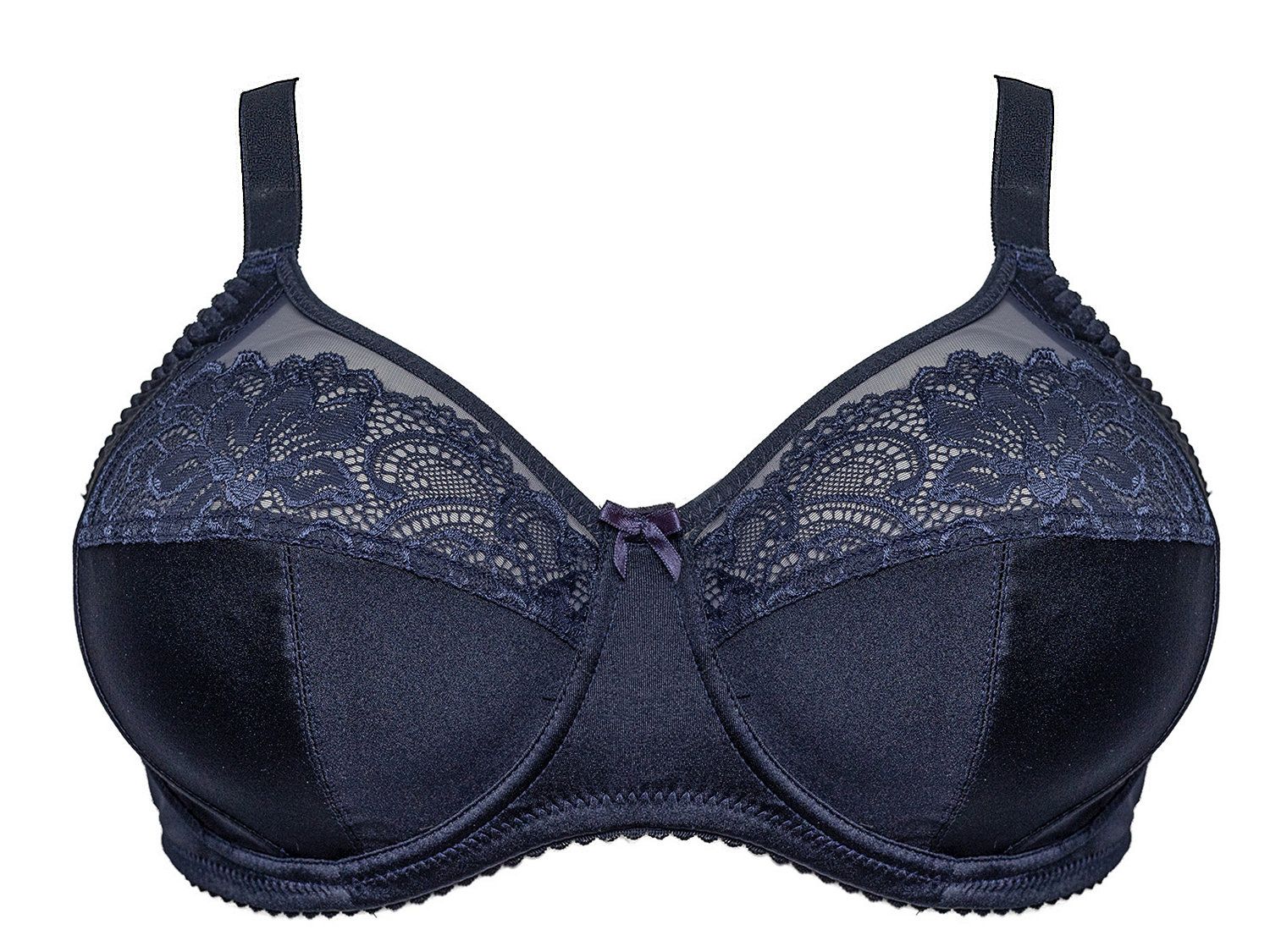 Plaisir Grace Full Cup Bra Nearly Black  Lumingerie bras and underwear for  big busts