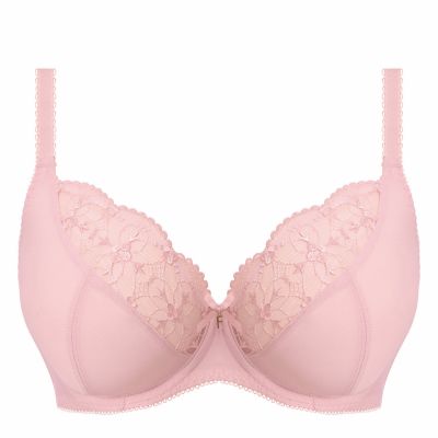Freya Hallie UW Soft Plunge Bra Pink Champagne Underwired, non-padded soft cup bra 60-90, D-O AA402602-PIE
