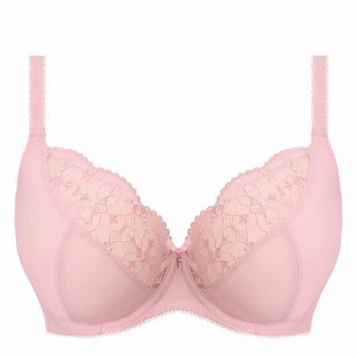 Freya Hallie UW Soft Plunge Bra Pink Champagne Underwired, non-padded soft cup bra 60-90, D-O AA402602-PIE