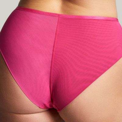 Sculptresse by Panache Harmony Deep Brief Hot Pink High rise, high leg brief. 38-50 10834-HOT