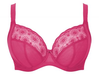 Sculptresse by Panache Harmony Full Plunge Bra Hot Pink Underwired non-padded full cup plunge bra. 75-105, DD-K 10836-HOT