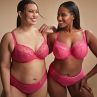 Sculptresse by Panache Harmony Full Plunge Bra Hot Pink-thumb Underwired non-padded full cup plunge bra. 75-105, DD-K 10836-HOT