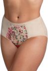 Miss Mary Heavenly Blossom Brief Red Floral-thumb Normal waist briefs EU 40-56 MM-4958-BEIGE