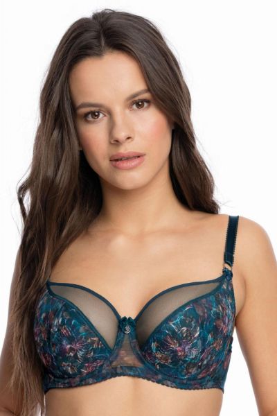 Gaia Lingerie Hebe Semi Soft Bra Nautical Underwired, semi soft bra 65-105, D-L BS-1140-MOR