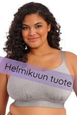 Downtime Non-Wired Bralette - Grey Marl