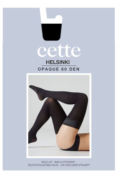 Cette Helsinki Hold-Up Stocking Black 60 den  S-4XL 325-902