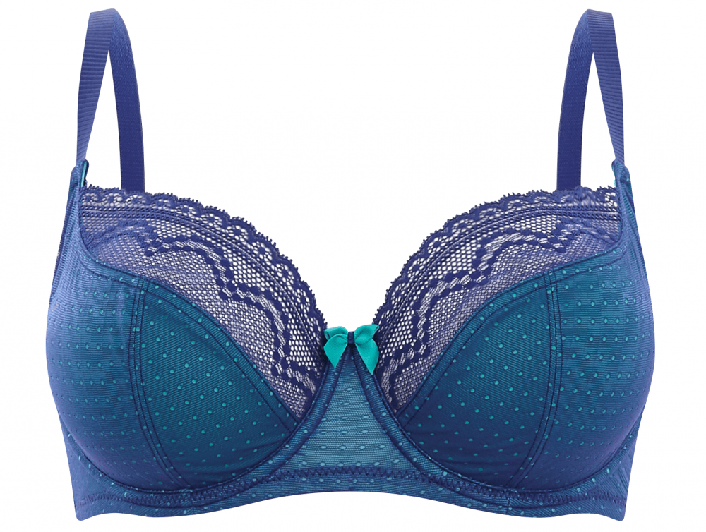 Cleo by Panache Hettie Bra Blue Teal Lumingerie bras and
