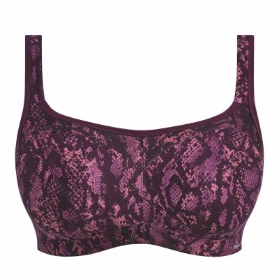 Freya Active High-Octane UW Padded Sports Bra Viper Underwired and padded sports bra with a racerback option. 60-90, D-M AC401003-VER