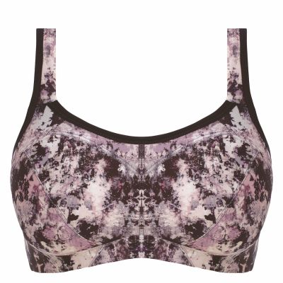 Freya Active High-Octane UW Sports Bra Haze Underwired and padded sports bra with a racerback option. 60-90, D-M AC401003-HZE