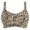 Freya Active High-Octane US Sports Bra Pure Leopard-thumb Underwired and padded sports bra with a racerback option. 60-90, D-M AC401003-PLD