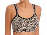 Freya Active High-Octane US Sports Bra Pure Leopard-thumb Underwired and padded sports bra with a racerback option. 60-90, D-M AC401003-PLD