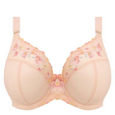 Elomi Himari UW Plunge Bra Peach Whisper Underwired, full cup plunge bra. 70-100, E-O EL302102-PEP