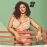 Elomi Himari UW Plunge Bra Peach Whisper-thumb Underwired, full cup plunge bra. 70-100, E-O EL302102-PEP