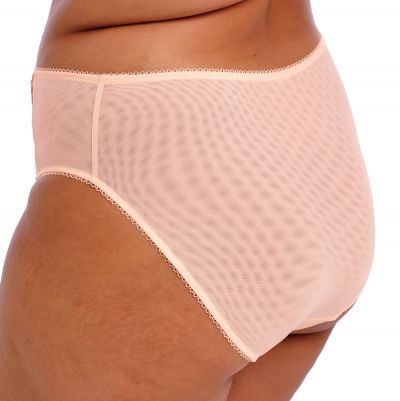 Elomi Himari High Leg Brief Peach Whisper Waist high midi brief with high legs. M-4XL EL302153-PEP