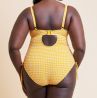 Curvy Kate Holiday Non Wired Swimsuit - Sunshine-thumb Non-wired, dual sized swimsuit with adjustable straps and ruching. 65-90 E/F - M/N CS036606-SUY