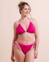 Curvy Kate Ibiza String Bikini Top - Pink-thumb Non-wired, dual sized string bikini top. 65-90 E/F - M/N CS047308-PIN