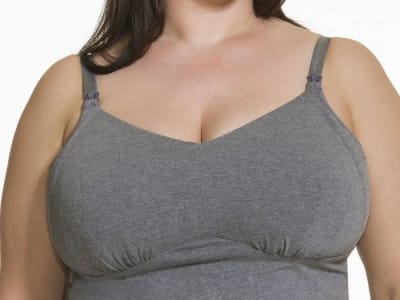 Cake Maternity  Ice Cream Nursing Tank Top Grey  S-XL 40-1041-59