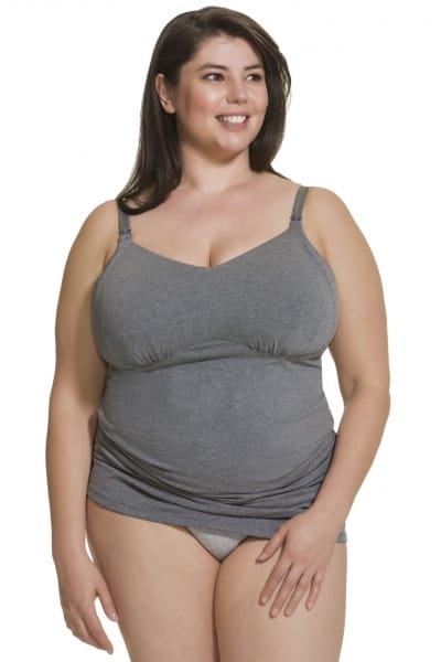 Cake Maternity  Ice Cream Nursing Tank Top Grey  S-XL 40-1041-59