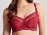 Panache Imogen Non Wired Balconnet Bra Electric Magenta-thumb Non wired, non padded soft cup balconnet 65-85 D-J 10166-ELEC