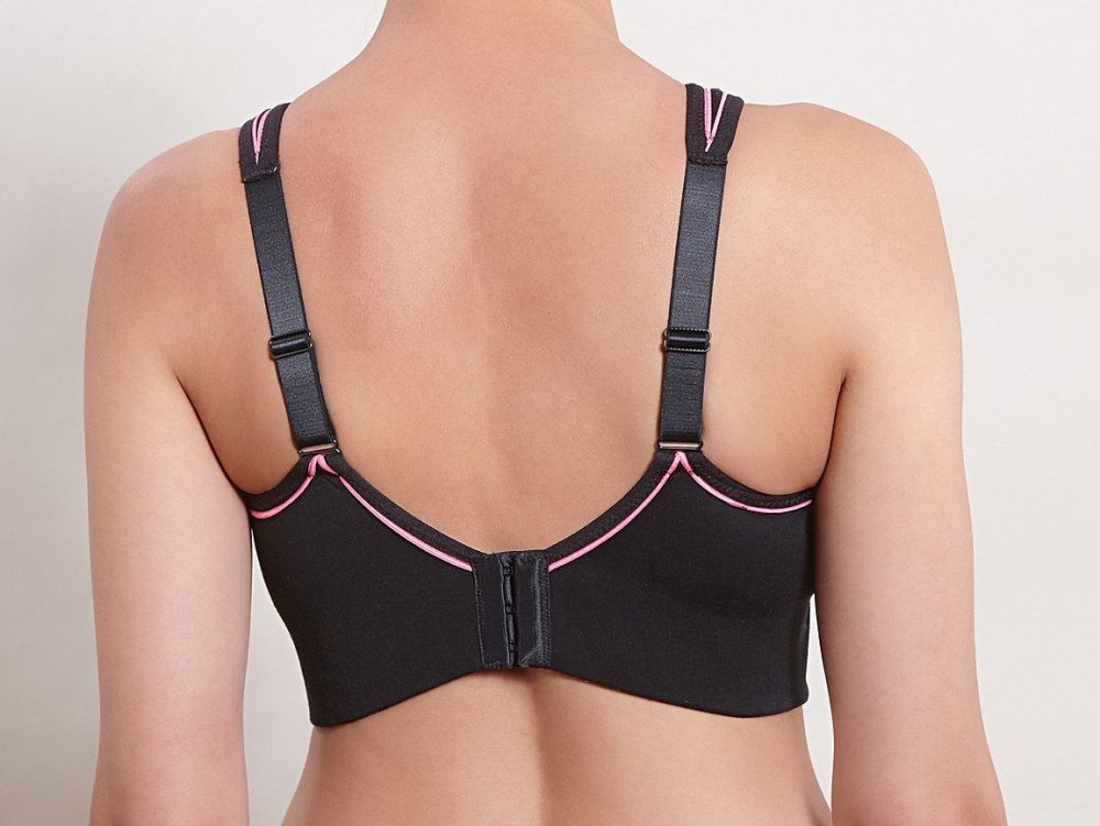 Royce Impact Free Wirefree Sports Bra Black by Royce