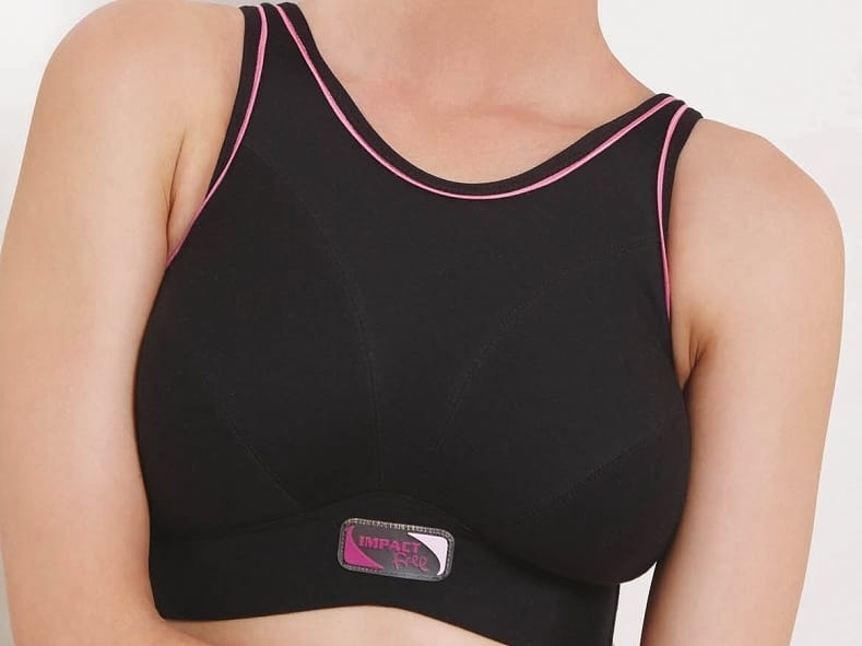 Royce Impact Free Wirefree Sports Bra Black by Royce