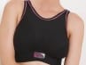 Royce Impact Free Wirefree Sports Bra Black G-K cups-thumb Wire-free, unpadded sports bra 70-90 G-K S1149