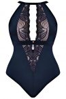 Scantilly by Curvy Kate Indulgence Lace Body Black Latte-thumb Nonwired lace body with adjustable straps to fit DD-HH cups S/36-38 - 3XL/56-58 ST-010-704-BLK-LAE