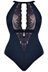 Scantilly by Curvy Kate Indulgence Lace Body Black Latte-thumb Nonwired lace body with adjustable straps to fit DD-HH cups S-2XL ST-010-704-BLK-LAE