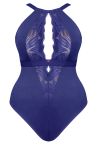 Scantilly by Curvy Kate Indulgence Lace Body Deep Blue-thumb Nonwired lace body with adjustable straps to fit DD-HH cups S/36-38 - 3XL/56-58 ST-010-704-DBU