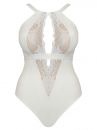Scantilly by Curvy Kate Indulgence Lace Body Ivory-thumb Nonwired lace body with adjustable straps to fit DD-HH cups S-2XL ST-010-704-IVORY