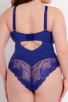 Scantilly by Curvy Kate Indulgence Lace Body Ultraviolet-thumb Nonwired lace body with adjustable straps to fit DD-HH cups S-2XL ST-010-704-ULTRAV